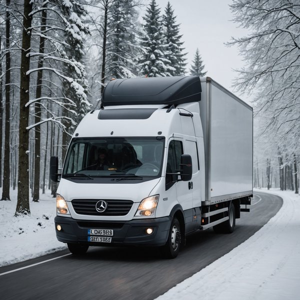 Come si può migliorare l'efficienza del sistema di riscaldamento in un veicolo commerciale durante l'inverno?